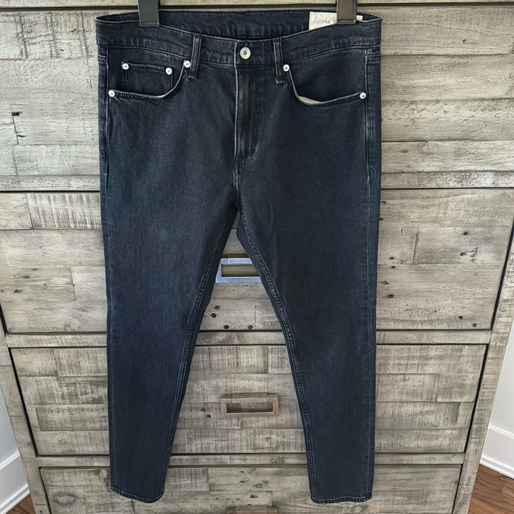rag & bone Men's Skinny Jeans - black